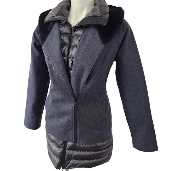 Marmot Victoria‎ Wool Blend Goose Down Jacket Womens XS Gorpcore
